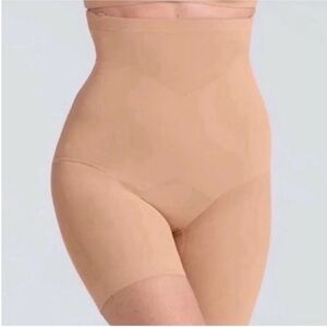 Honeylove Super Power Short Shapewear Tan Beige 3X